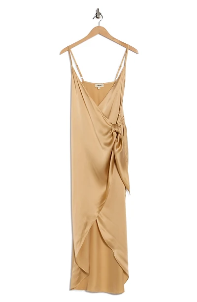 Amilia Silk Wrap Maxi Dress