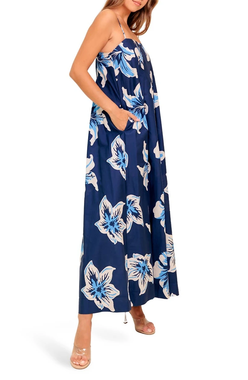 A-Line Cotton Maxi Dress