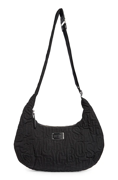 Jumbled Logo Workwear Nylon Crossbody Bag