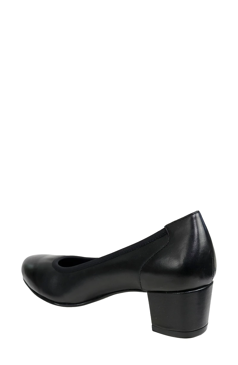 Simona Block Heel Pump