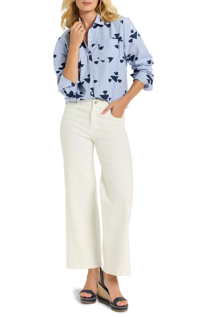 Wide Leg Ankle Jeans