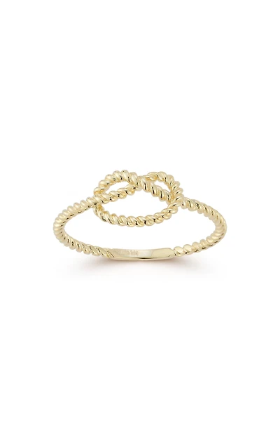 14K Gold Knot Ring