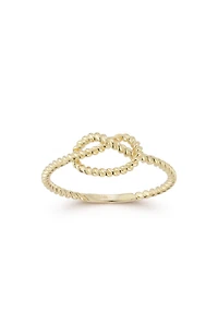 14K Gold Knot Ring