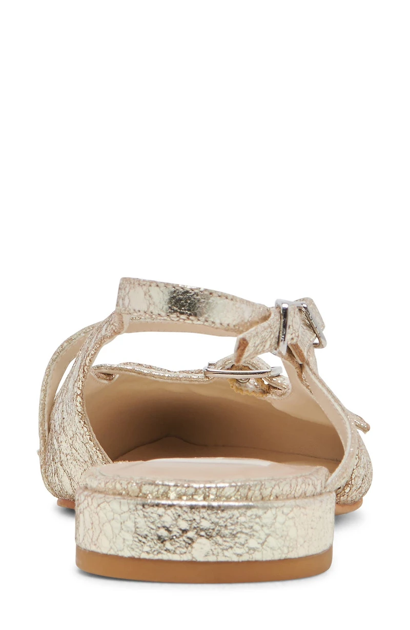 Pamla Pointed Toe Slingback Flat