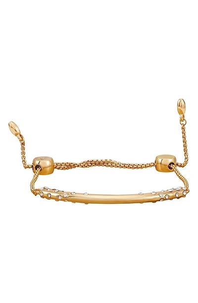Crystal Pavé Bar Chain Bracelet