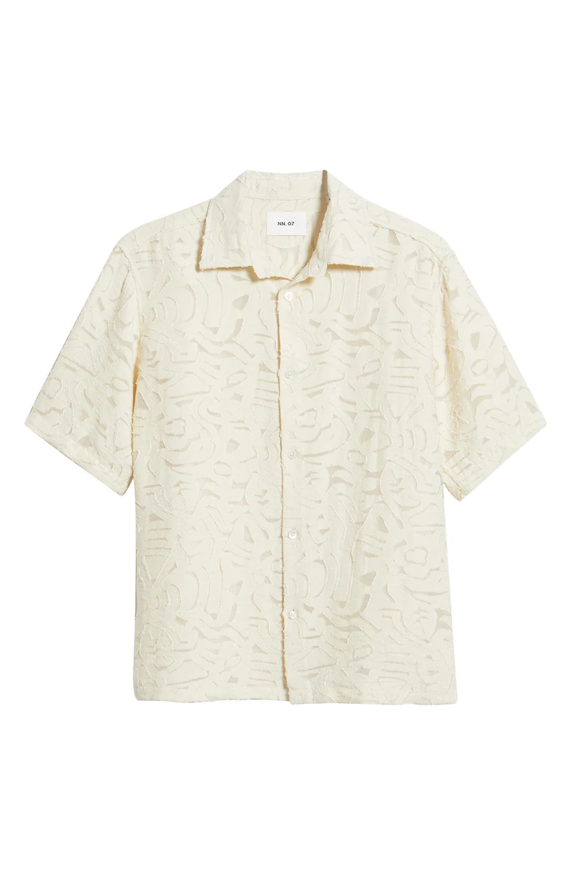 Freddy Fil Coupé Short Sleeve Button-Up Shirt
