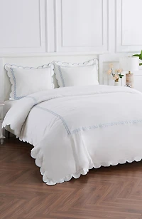 Scallop Rope Duvet & Sham Set