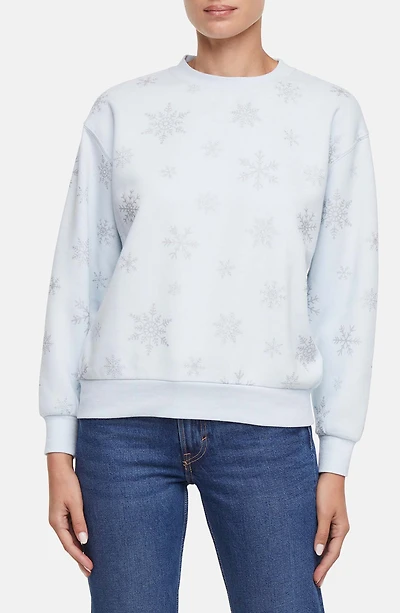 Charlie Snowflake Graphic Sweatshirt