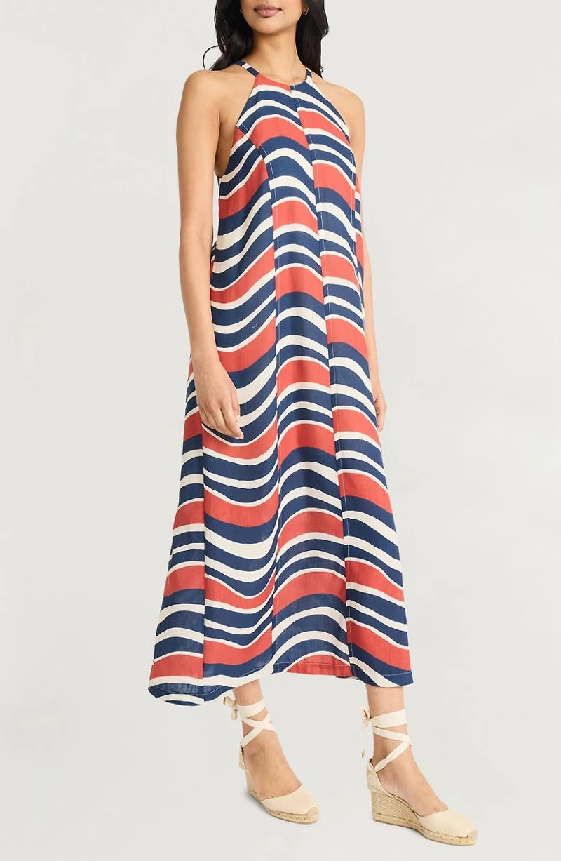 Paneled Maxi Dress