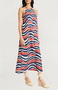 Paneled Maxi Dress