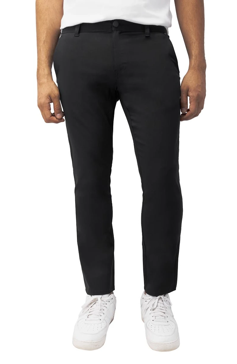 Hidden Zip Pocket Twill Trousers