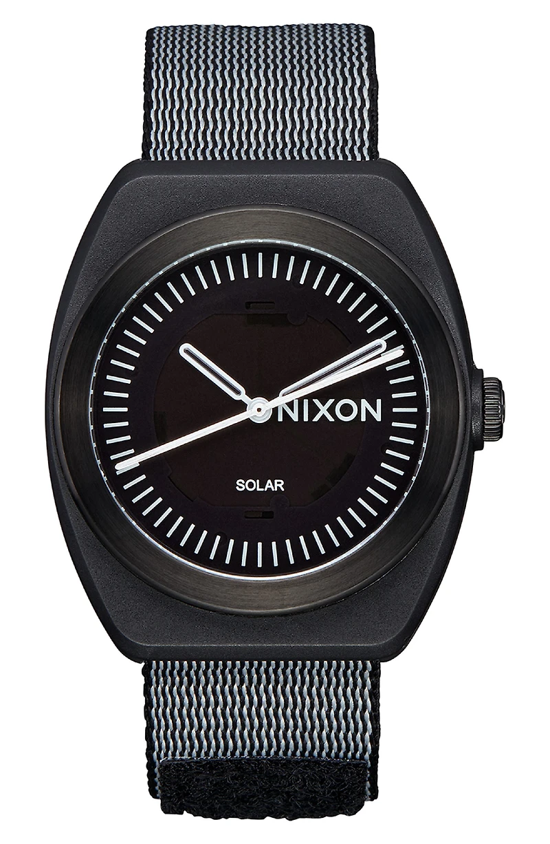 Light-Wave Solar Nylon Strap Watch, 36mm