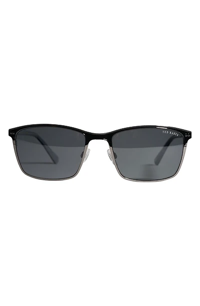 57mm Polarized Rectangle Sunglasses