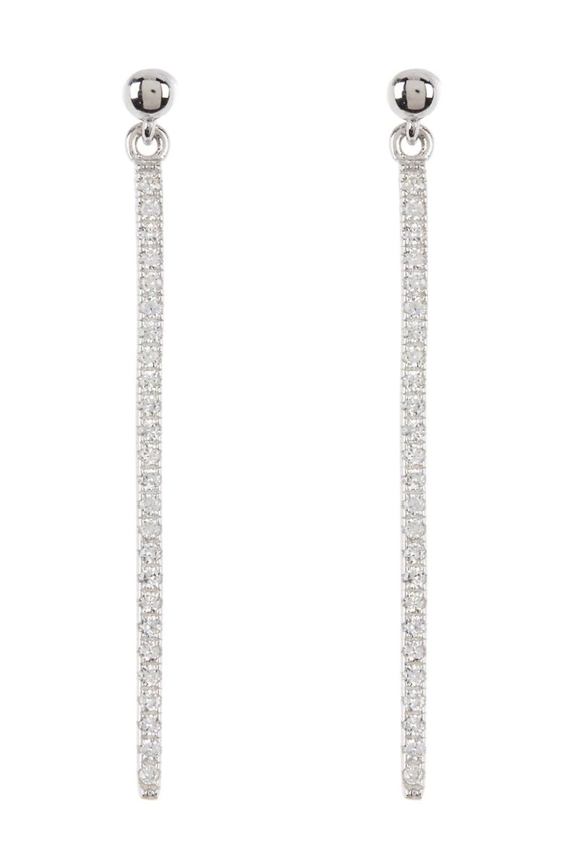 Swarovski Crystal Drop Bar Earrings