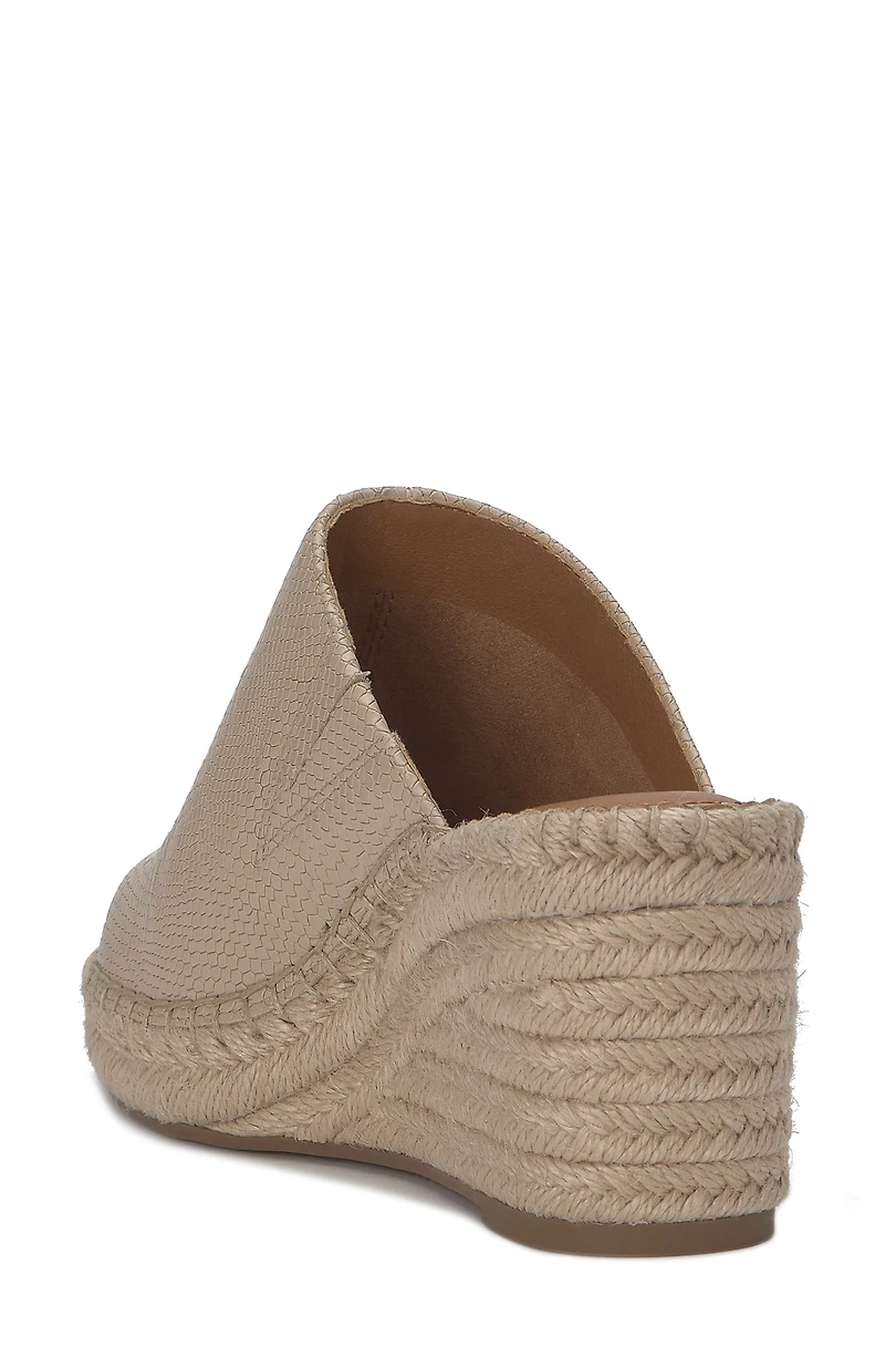 Cabriah Espadrille Platform Wedge Slide Sandal