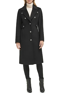 Notch Lapel Military Coat