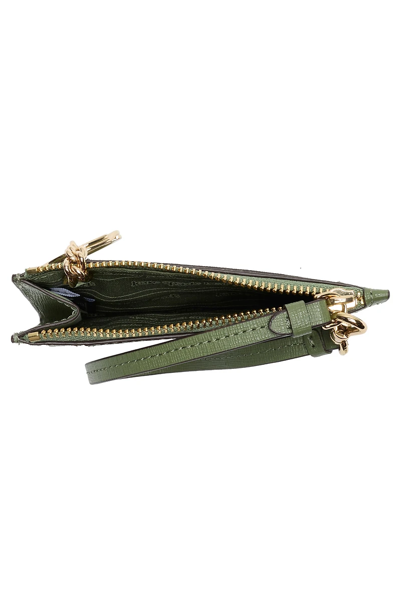 morgan leather wristlet card case