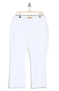 High Waist Crop Flare Leg Jeans