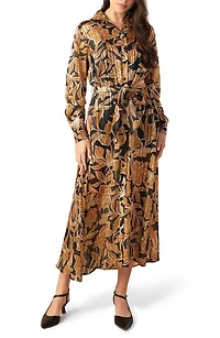 Long Sleeve Midi Shirtdress
