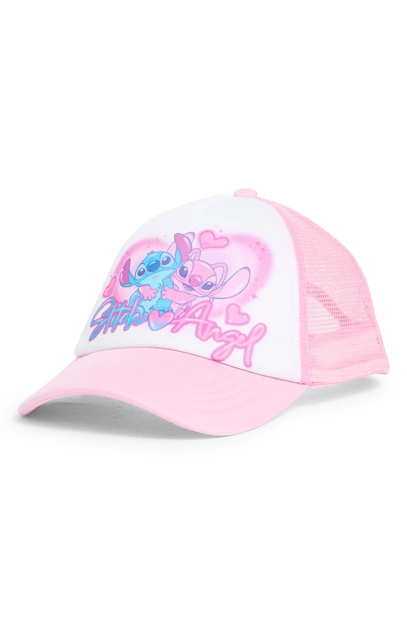 Kids' Stitch & Angel Trucker Hat