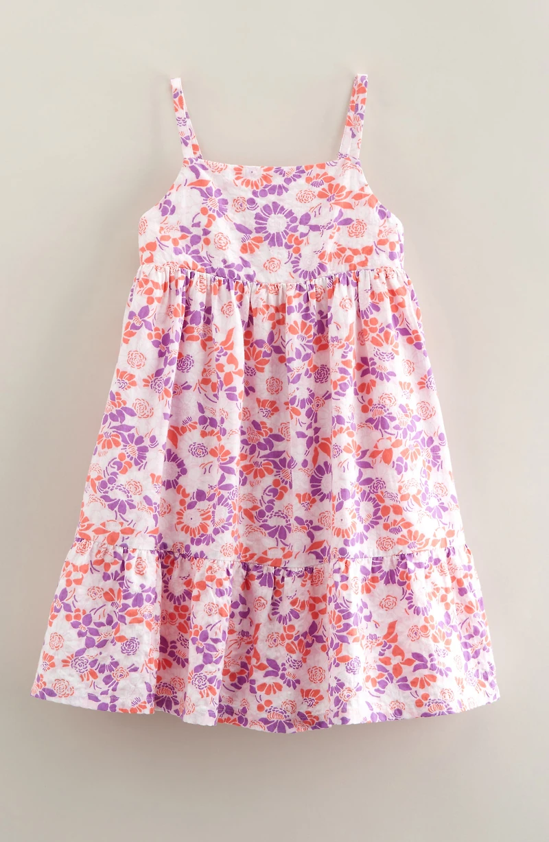 Kids' Print Tiered Sundress