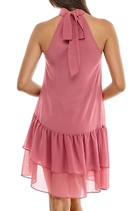 Tiered Chiffon Minidress