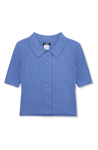 Kid's Rib Button-Up Top