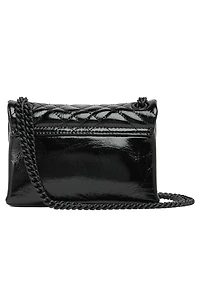 Mini Brixton Drench Patent Leather Shoulder Bag