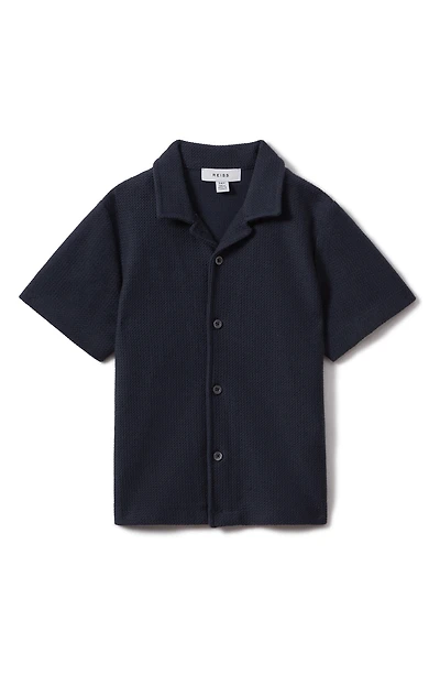 Kids' Gerrard Sr. Short Sleeve Cotton Button-Up Shirt