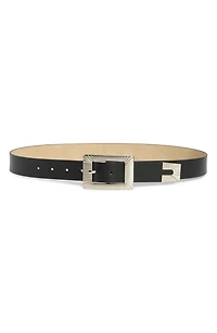 Ridged Buckle Belt