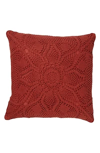 Olivia Crocheted Accent Pillow