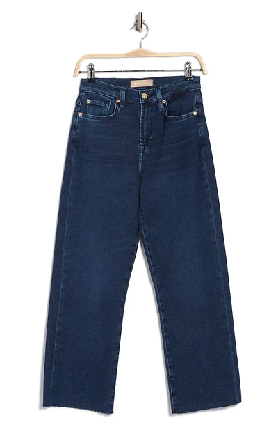 Alexa High Waist Crop Straight Leg Jeans
