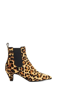 Obvious Genuine Calf Hair Pointed Toe Chelsea Boot