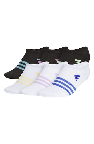 Kids' Superlire 3.0 6-Pack No-Show Socks