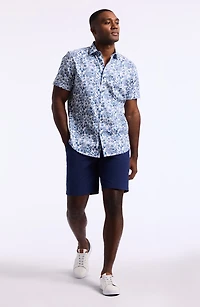 Lamton Short Sleeve Cotton Button-Up Shirt