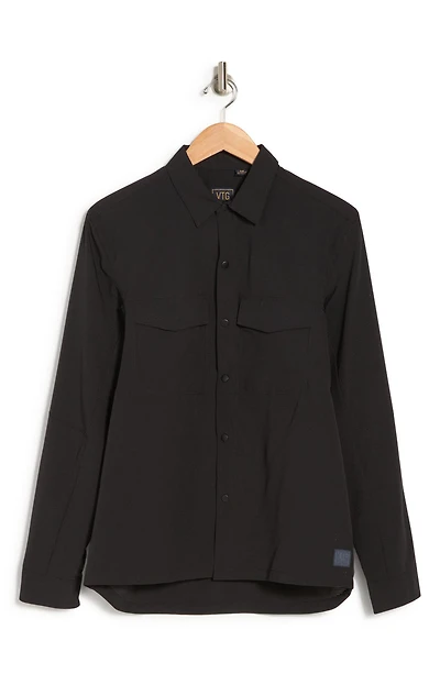 Metal Vent Shirt Jacket