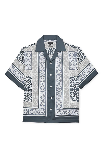 Momoa Satin Camp Shirt