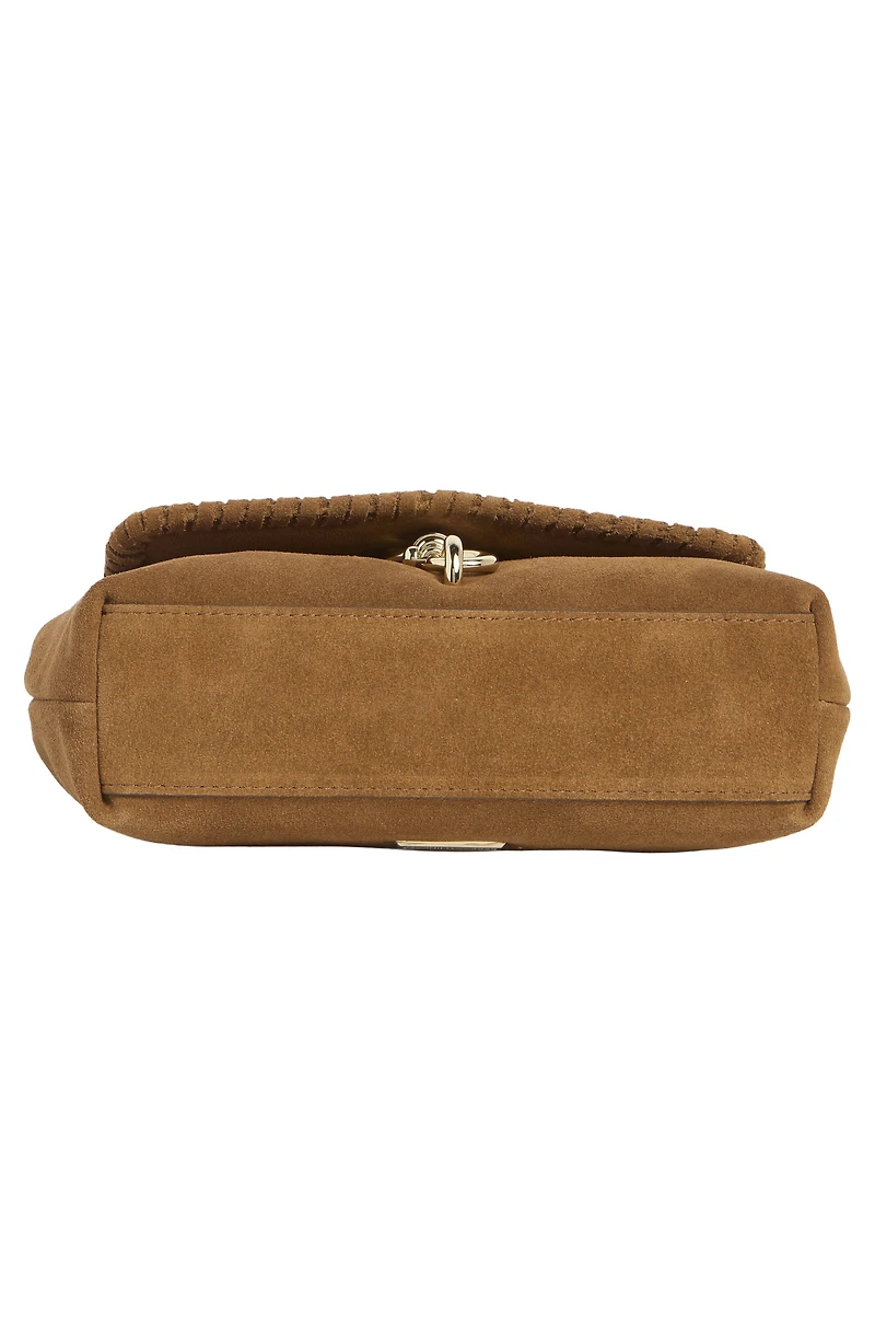 Edie Whipstitch Leather Crossbody