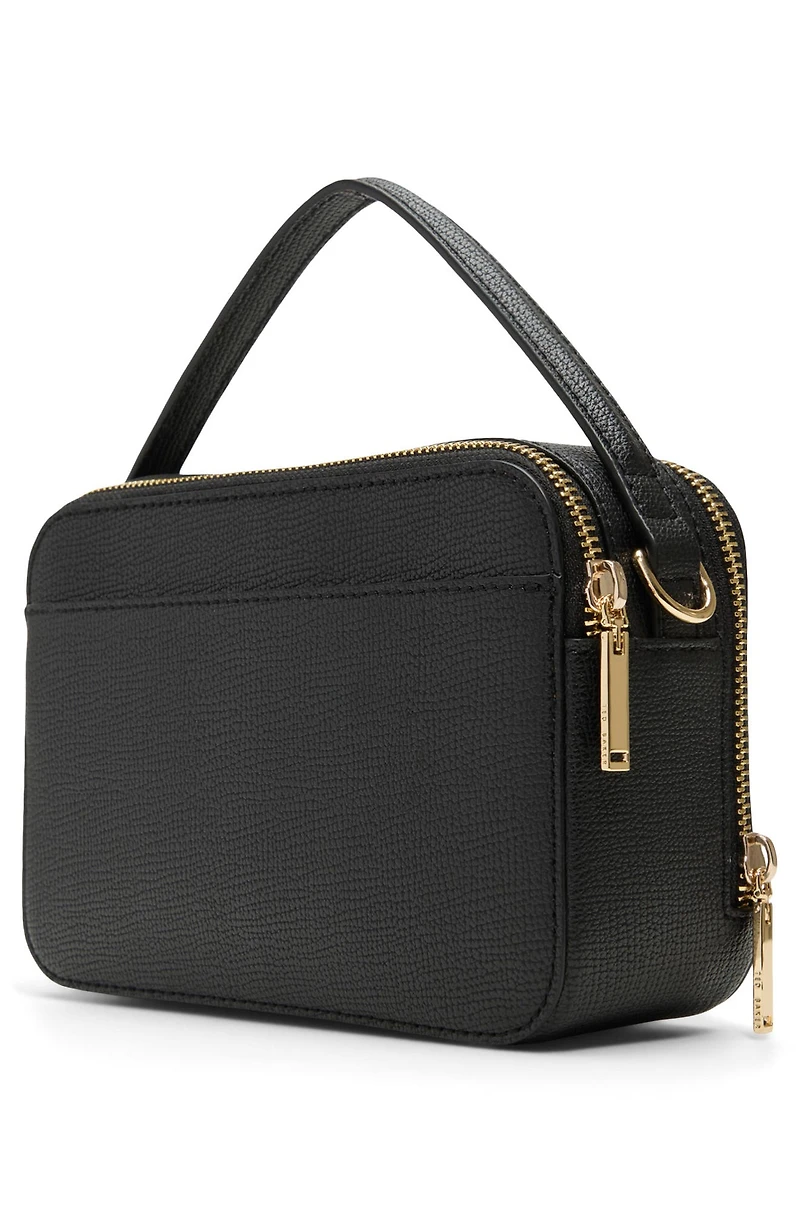 Teena Faux Leather Top Handle Bag