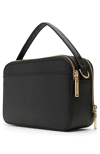 Teena Faux Leather Top Handle Bag