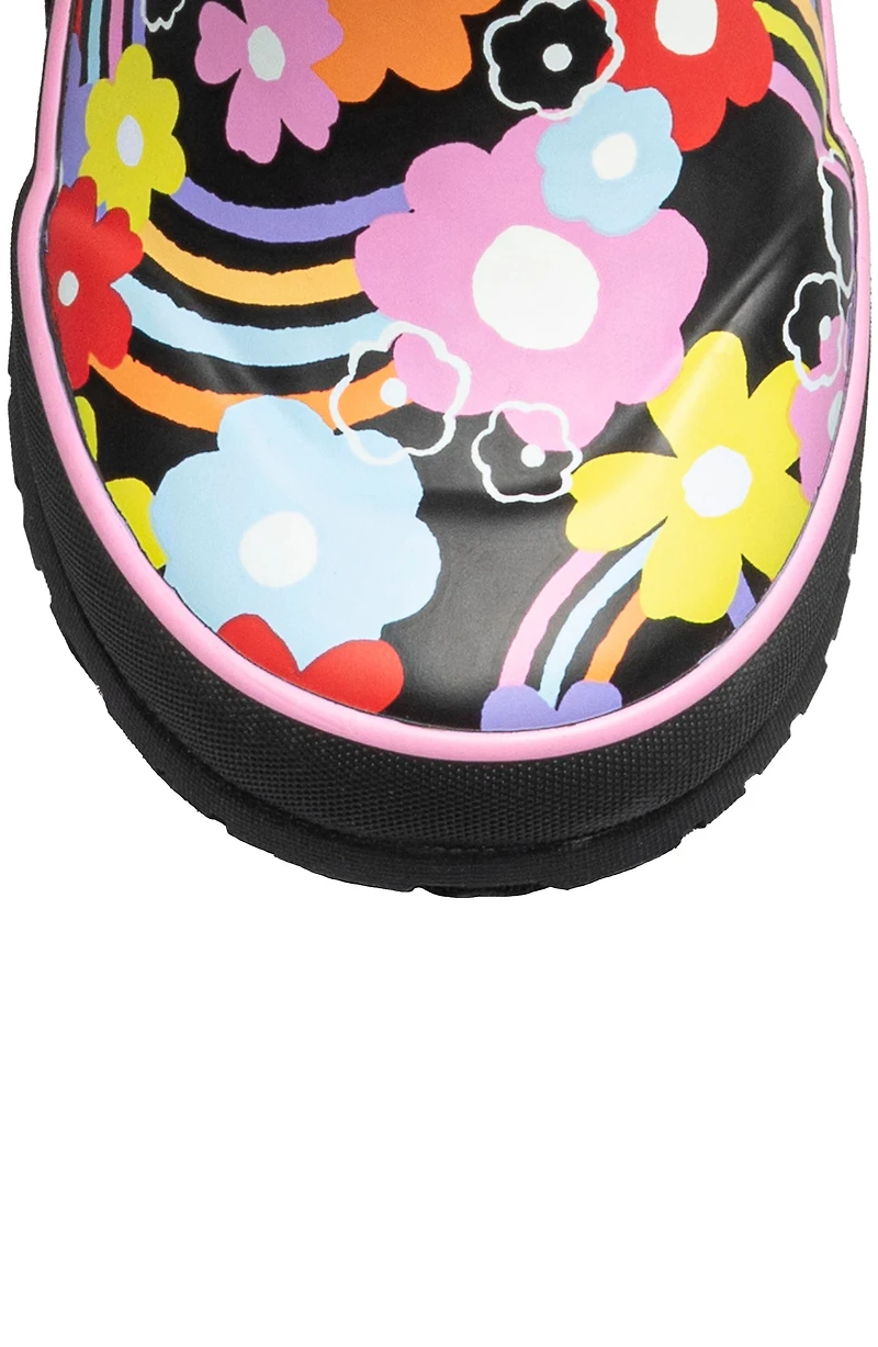 Kids' Rainbow Flower Rain Boot