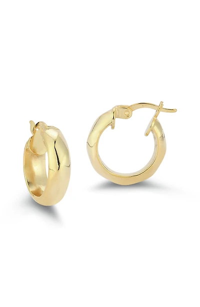 Small Twist Hoop Earrings