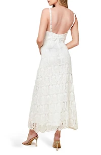 Pineapple Lace Maxi Dress