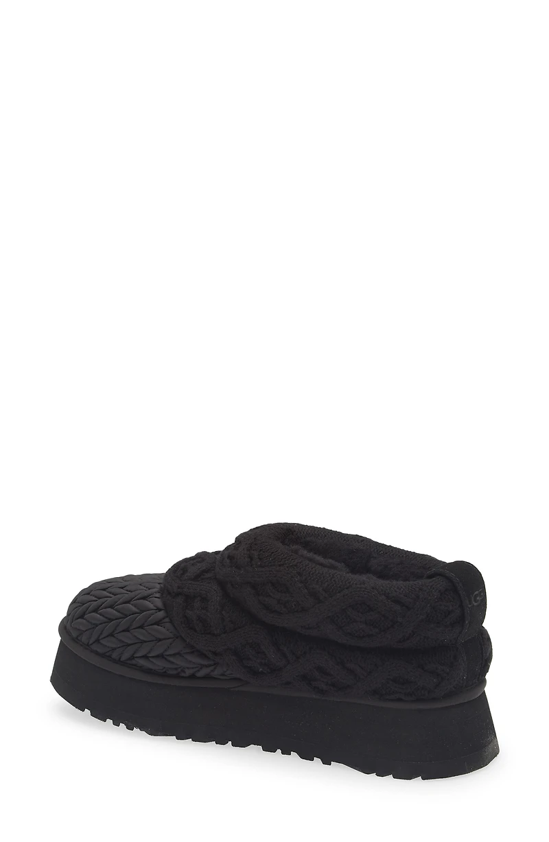 Tazz Platform Knit Slipper