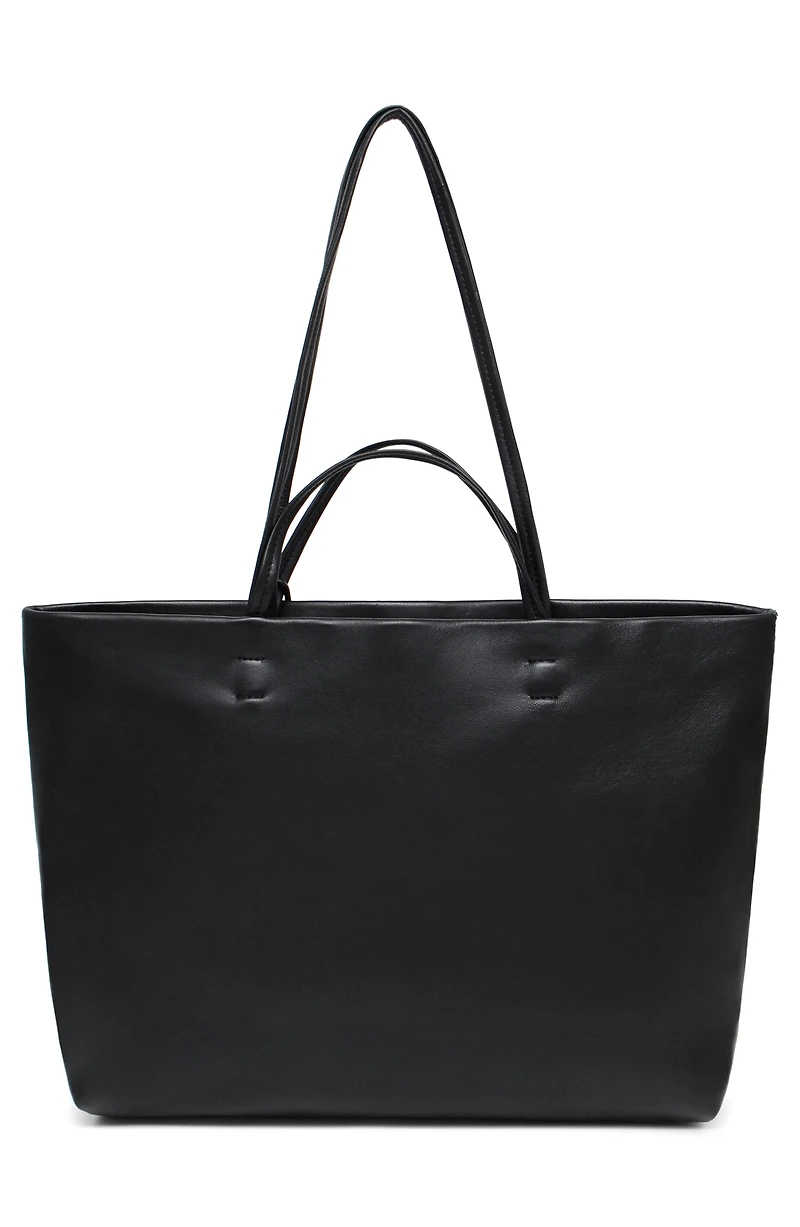 Liz East/West Leather Tote Bag