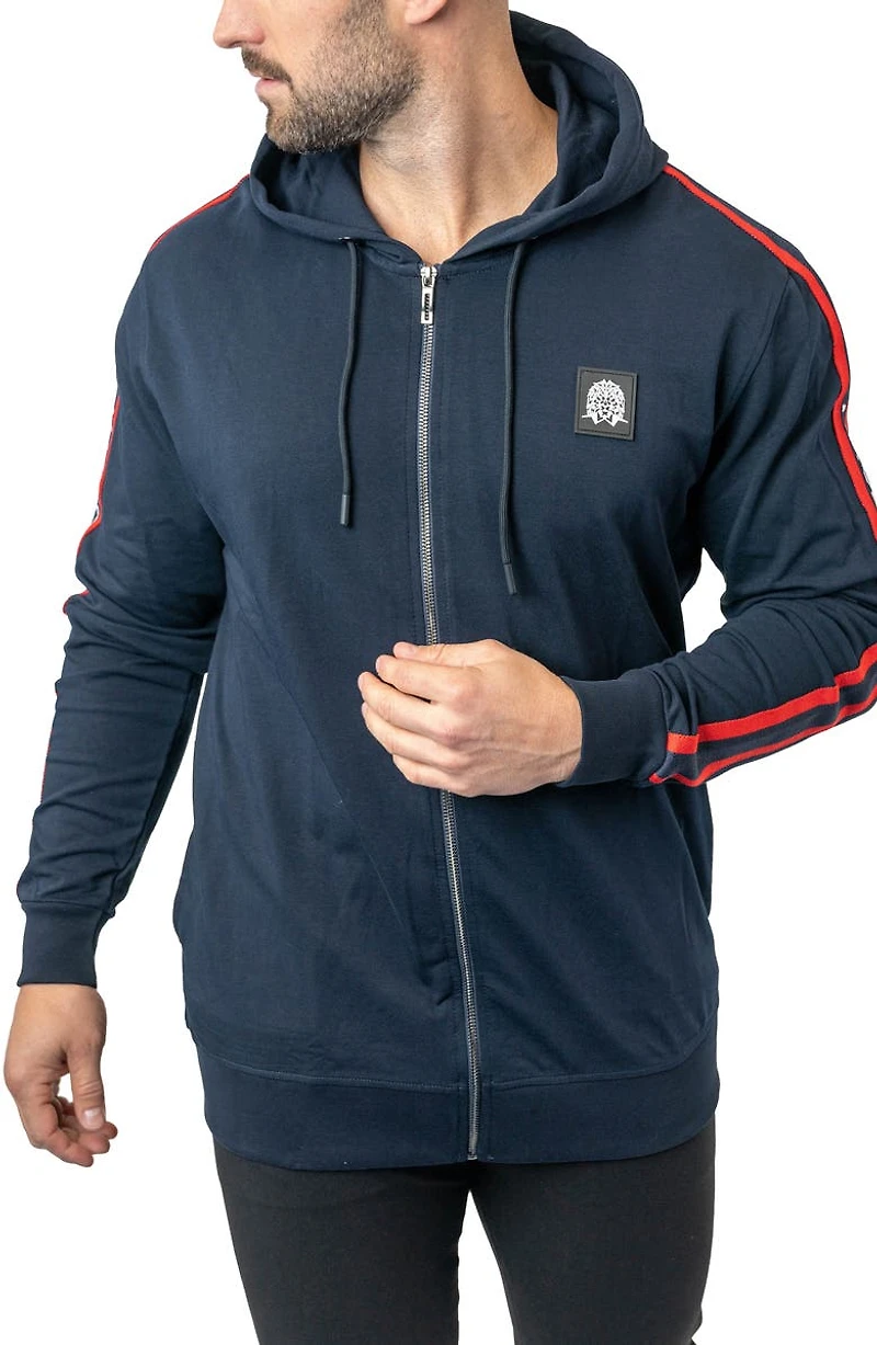 Leo Hooded Zip-Up Sweatshirt