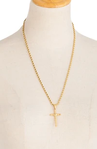 Cross 18K Gold Plated Pendant Necklace