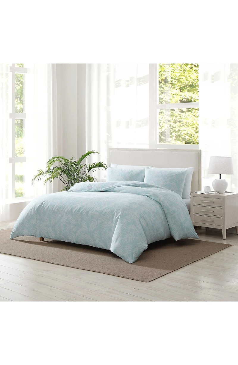 Art of Palms Cotton Duvet Cover Set