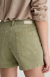 Analeigh Patch Pocket Denim Shorts