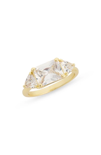 CZ Three Stone Ring